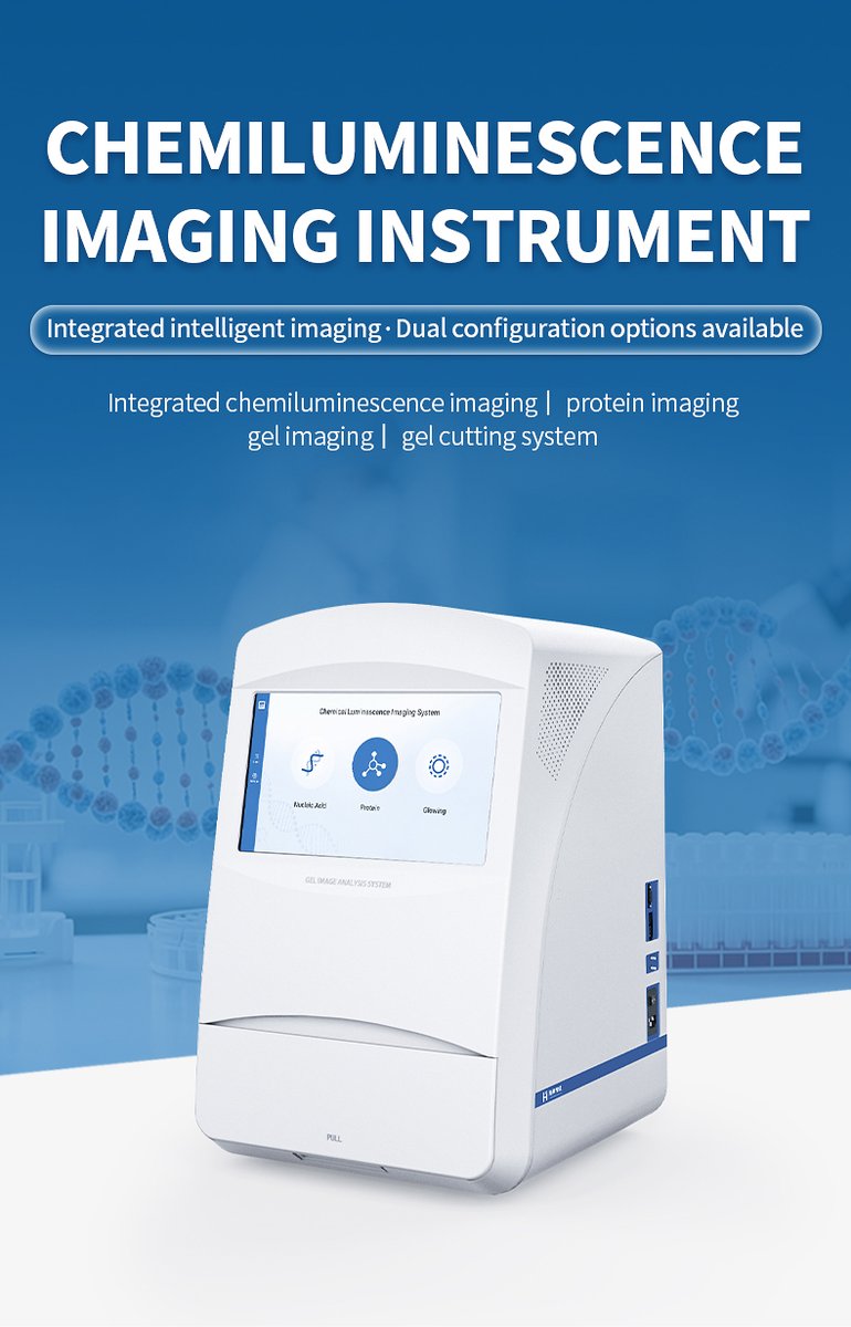 HM-CL chemiluminescence imager in molecular biology laboratory setting